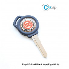 Minda Original Key Blank for Royal Enfield Bullet 350 (Right Cut)