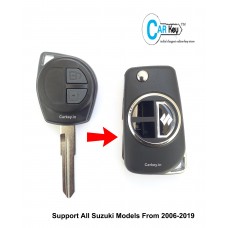 Carkey - Maruti Suzuki 2 Button Flip Key Shell 