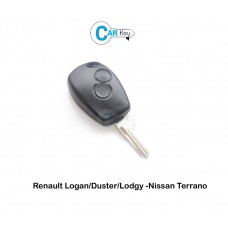 Carkey - Renault 2 Button Replacement Key Shell For Logan/Duster/Terrano