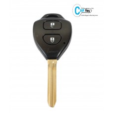 Carkey 2-Button  Replacement Remote Key Shell for Toyota Innova/Fortuner 