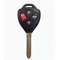 Carkey Toyota 4-Button Replacement Remote Key Shell for Fortuner, Camry, Corolla