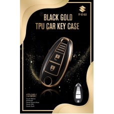 Carkey - Golden TPU Key cover For Swift/Baleno/S-cross/Brezza/Ignis/Ertiga