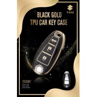 Carkey - Golden TPU Key cover For Ciaz/Dzire